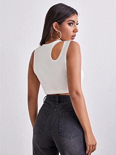 Image of Shasmi Women Crop Top, Ribbed, Stylish Tank Top, Soft and Comfy Fabric has Some Stretch