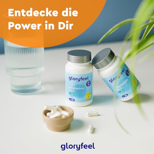 Magnesium - Hoch bioverfügbar aus Magnesiumoxid - 90 Kapseln - Praktisch für Unterwegs (3 Monate Vorrat) - Für Muskeln, Knochen & Zähne* - Reines Magnesiumoxid aus dem toten Meer - Vegan, laborgeprüft