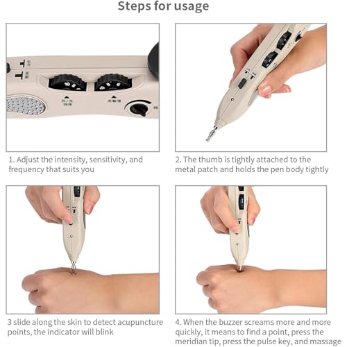 Stylo d'acupuncture électrique avec détection des points pour salon de beauté - 8