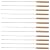 Utoolmart Barbecue Skewers, Barbecue Twist String with Wooden Handle BBQ Stick Needles Outdoor Camping Outings Cooking Tools 12 Pcs