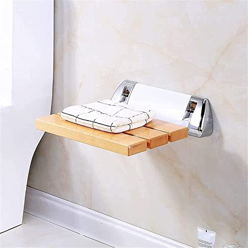 Tabouret suspendu au mur pliable pour entrée étroite et douche gain de place