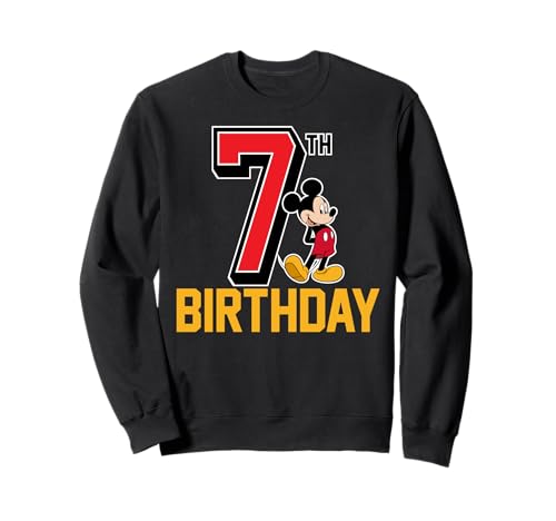 Sweat Mickey Mouse 7th Birthday pour enfant en coton