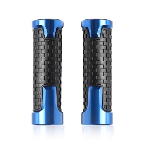 �ɓK������ MT-03 MT-07 MT-09 MT-10 MT-125 XJ6 XSR700 XSR900 FZ07 �p�I�[�g�o�C�n���h���o�[�G���h�E�F�C�g �n���h���o�[�L���b�v�G���h�v���O(Grip - Blue)