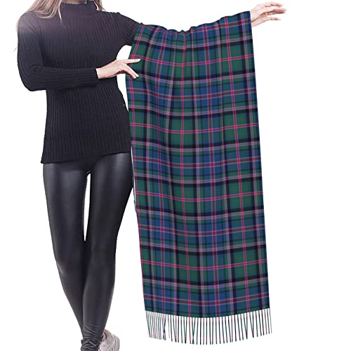 Winter Warm Wrap Shawl Tweedside District Hunting Tartan Print Scarves Blanket Scarf For Women Men2