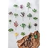 Artificial Succulent Plants - 18 Pack Fake Plants - Double Flocked Succulents - Realistic Textured Cactus - Face Succulent Plants - Mini Feaux Succulent Plants - Face Plant Decor