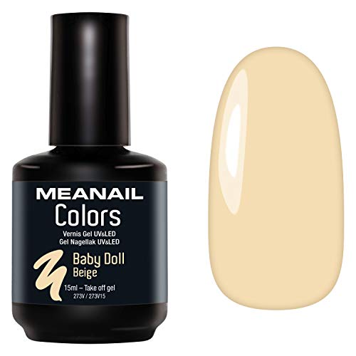 Vernis semi permanent - Nude - Baby Doll - Compatible Lampe UV LED - Cruelty free - Vegan - Méanail Paris Cover