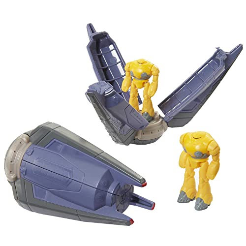 Mattel Disney Pixar Lightyear Hyperspeed Series Zyclops Space Pod Battle Damage & Zyclops Figure, 3.78 Inch Long Vehicle & 1.75 Inch Figure, Toy 4 Years & Up - image 5