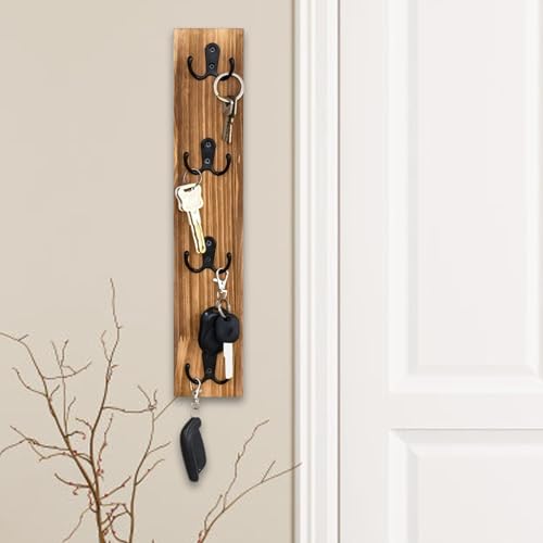 Porte-clés mural rustique de haute qualité pour laisses - 5