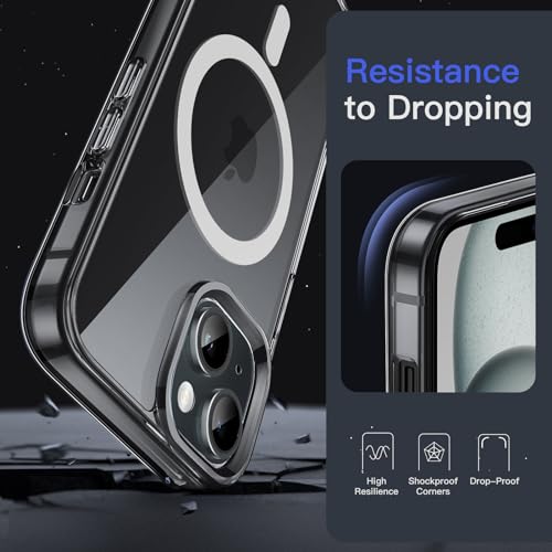 Jetech 5512A Magnetic Case For Iphone 15 6.1-Inch Compatible With Magsafe Wireless Charging thumb #5