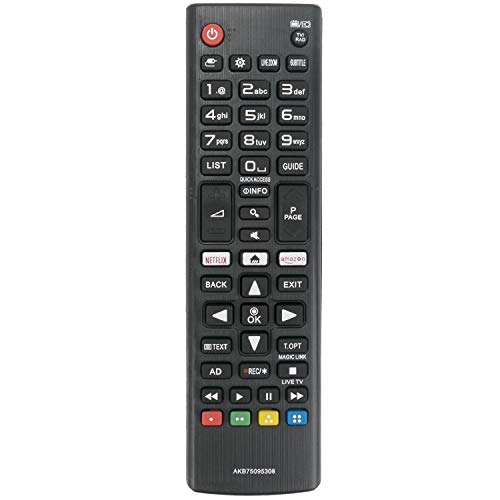 Telecomando Originale Sostitutivo AKB75095308 Per TV LG (43UJ6309, 49UJ6309, 65UJ635V) - Nero