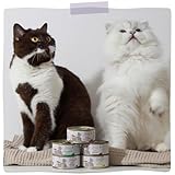 MjAMjAM - Premium Nassfutter für Katzen - DUO von saftigem Hühnchen & Kaninchen an gedämpftem Kürbis, 6er Pack (6 x 200 g), getreidefrei mit extra viel Fleisch