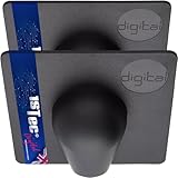 1STec 2 x Black External Brick Buster Plates Drill Damage Weather Shield Cover for Cable Pipe Hose Hole Tidy fits Coaxial TV Alarm/Telephone Wire RG59 Coax CCTV Low Voltage Garden Lights Power Leads