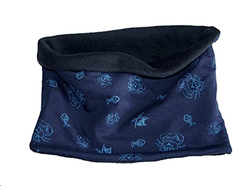 Beckys Nature Kinder Schlupfschal, Kurz-Loop aus reiner Baumwolle (Dunkelblau) Cover