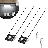 foco led con sensor de movimiento y luz Excelente sensor de movimiento: en modo automático, cuando se detecta el movimiento de una persona en un ambiente oscuro dentro de los 10 pies, las luces del gabinete se encenderán automáticamente y se apagarán después de esperar 15 segundos. También se puede utilizar como lámpara de seguridad o linterna.