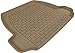 3D MAXpider Cargo Custom Fit All-Weather Floor Mat for Select Volvo S80 Models - Kagu Rubber (Tan)