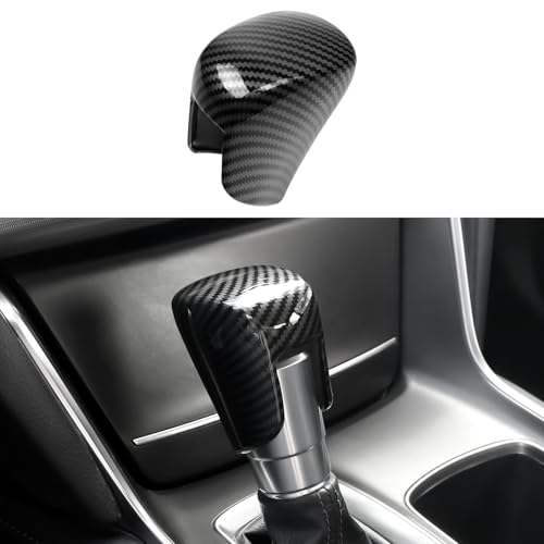 Bercicci Funda para palanca de cambios compatible con Honda Accord 2018-2024 para Honda Civic 2022-2025 para Honda CRV HRV 2023 2024 2025, accesorios de fibra de carbono, estilo deportivo, protector