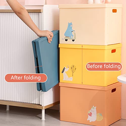 Boîte de rangement pliable avec couvercle pour libérer de l'espace - 6