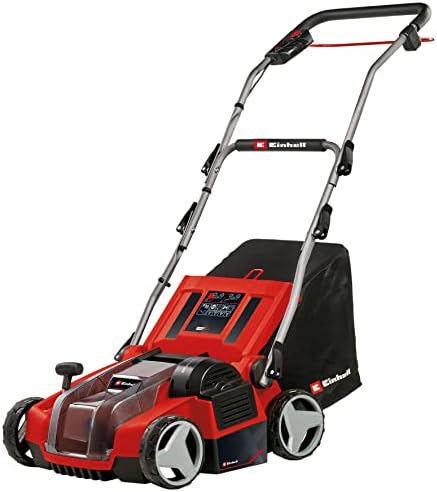 Einhell Ak. wertykulator-napowietrzacz GE-SA 36/35 Li-Solo Power X-Change (Li-Ion, 36 V, silnik bezszcz., wałek nożowy 35 cm, worek 28 l, reg. głęb. rob., bez akumulatora i ładowarki)