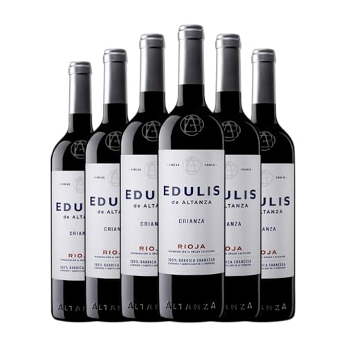 Altanza Edulis Tempranillo Rioja Crianza 75 cl Vino tinto (Caja de 6 Botellas de 75 cl)