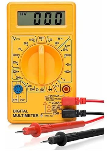 Image of DT830D Digital Multimeter for Measuring Ac and Dc Voltage, Dc Current and Resistance With Lcd Display