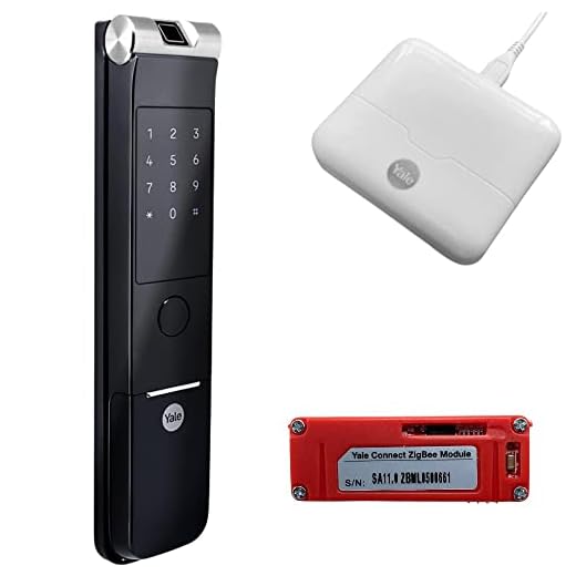 COMBO - Fechadura Digital YMF 40A RL abre com Biometria e Senha - Trinco Rolete