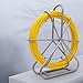 Fish Tape Fiberglass 1/4 inch(6MM) Fishing Wire Puller 425FT Duct Rodder Fishtape Puller