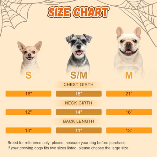 Image of BEAUTYZOO Halloween Dog Sweater, Soft Knit Winter Clothes with Harness Hole