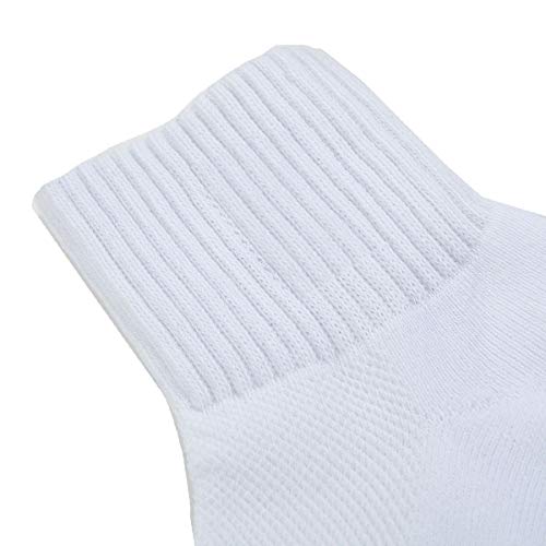 Cotton Cushioned Athletic Ankle Socks - Mens Womens Unisex Performance Quarter Socks3