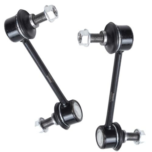 Image of Detroit Axle - 8pc Front End Control Arms Kit for 03-07 Cadillac CTS, 4 Tie Rod Ends 2 Lower Control Arms with Ball Joint 2 Stabilizer Sway Bars 2003 2004 2005 2006 2007 Replacement