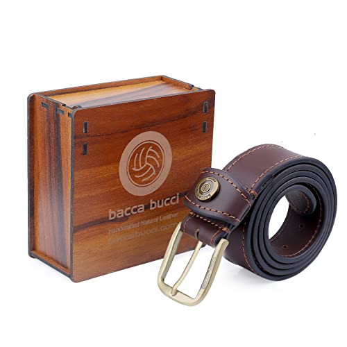 Image of Bacca Bucci Men's Genuine Leather Belt