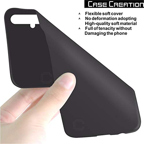 Image of Case Creation for Honor 20 2019 Back case, Huawei Honor 20 Slim Flexible Smart Look case with 360 Camera All Angle Protection (Pure Black)