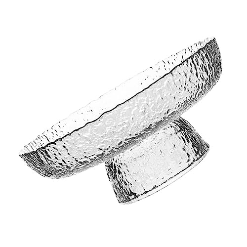 Garneck 1 Frutero De Cristal Para Fiesta Soporte De Almacenamiento Para Postres Terrario Frutero Plato De Galletas Vintage Frutero Extra Grande Plato Para Servir Frutero De Mesa