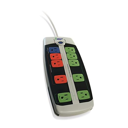 Bits Limited LCG-3MVR Energy Saving Surge Protector with Autoswitching Technology, 10-Outlet