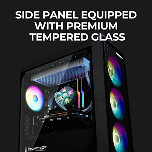 Zalman M3 Plus Rgb Micro Matx Mini Atx Case With (4X) Rgb 120Mm Fans Pre-Installed, Small Tower Pc Case, Tempered Glass, 240Mm Aio Liquid Cooler Radiator Support, Full Front Mesh Panel (Rgb Fans) #TOP3