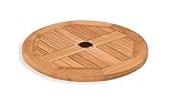 Tortuga Outdoor TK-R-LSUS Jakarta Teak Lazy Susan, 20' Long x 20' Wide x 2' high