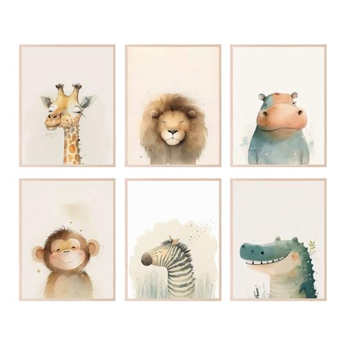 Affiches animaux bébé pour décorer facilement les murs de la chambre
