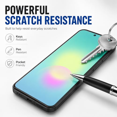 Image of FIRST MART Tempered Glass Screen Protector for Samsung Galaxy A27 5G - Full-Glue Screen Guard, 3D Edge to Edge, HD Clear, Bubble-Free, Case-Friendly, Black, Pack of 2