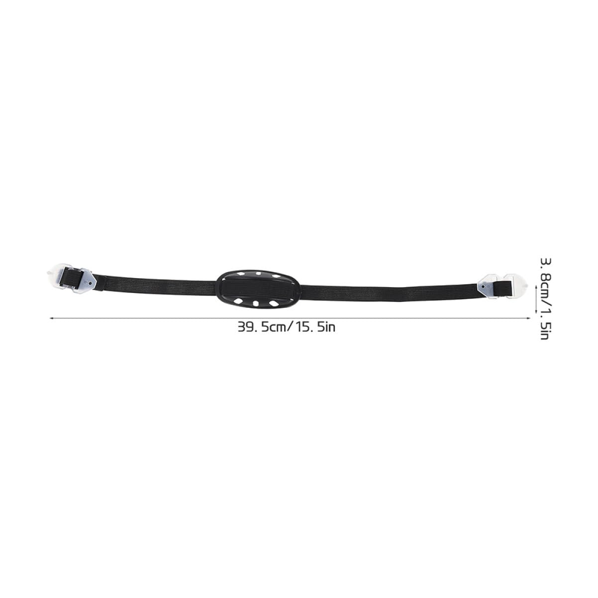 Toyvian Sottogola Del Casco Costruzione Di Elmetti Approvati Bande Mento Sudore Sottogola Per Cappello Da Costruzione Comodo Sottogola Poliestere Black