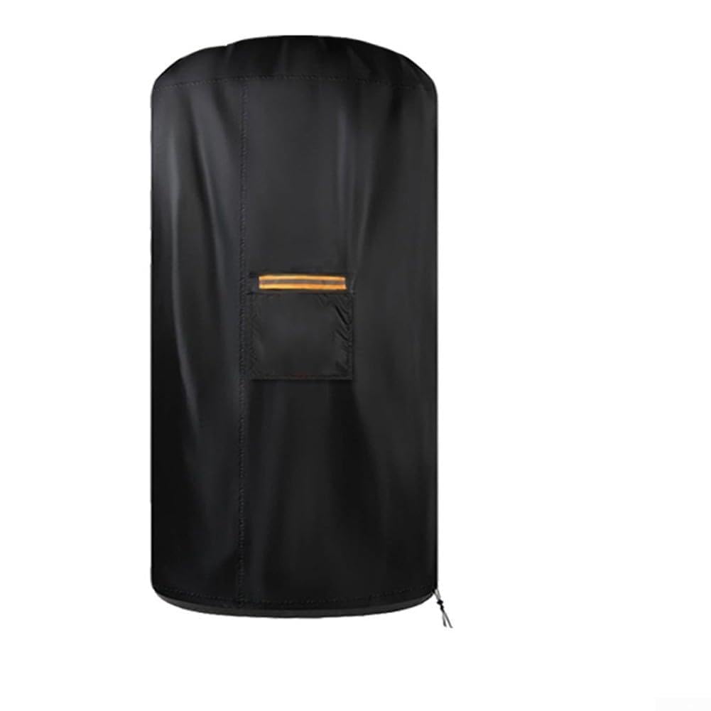 Waterproof Cover For Freestanding Punching Bag With Dual Adjustable Buckles And Uv Resistant Lining Made From 210d Oxford Fabric To Protect Against Rain Sun Dust And Moisture In Black Color(56*168CM )