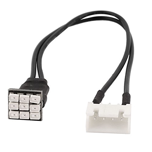 Aexit Caméra de tête LED rouge pour Parrot Ar Drone 2.0 Qaudcopter GR340664P250170N