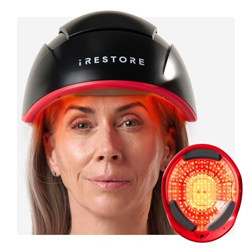 iRestore Elite - Laser Red Light Therapy for Hair Growth System - FDA Cleared Hair Loss, Hair Thinning & Alopecia Treatment for Men & Women - Laser Cap for Hair Regrowth Stimulates Denser Fuller Hair