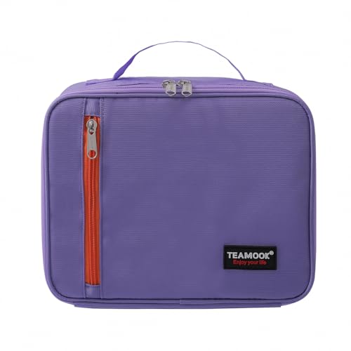 TEAMOOK Lunch Bag Insulated Lunch Box Cool Bag for Adults and Kids 5L Purple