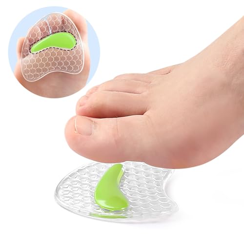 Coussinet Métatarsien pour les Femmes Anti Glissement vers l’avant Dans les Talons à Orteil Ouvert Coussins de la Plante du pied Soulager la Douleur du pied Coussinets de Chaussure – vue 2