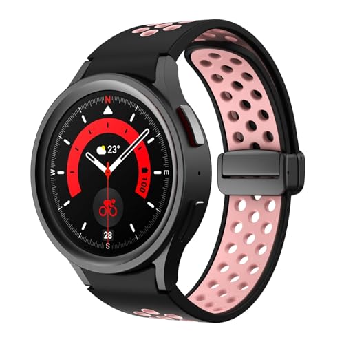 Bracelet montre silicone Samsung Galaxy 6 Classic boucle magnétique luxe