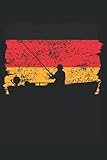  Angler Angeln Angelboot Deutschland Fahne Geschenk Notizbuch (Taschenbuch DIN A 5 Format Liniert): Fischer Geschenk Notizheft, Schreibheft, Tagebuch. ... die vom Boot angeln. Fischerboot Motiv.
