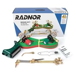 Radnor Model 250-510DLX Victor Style Medium Duty Acetylene CuttingWelding Outfit CGA-510
