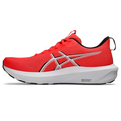 Asics Para Hombre. 1011C077 Zapatillas GT-1000 14 Rojo (43.5), Plano, Cordones, Casual, Deportivo, Running, Multideporte - 4