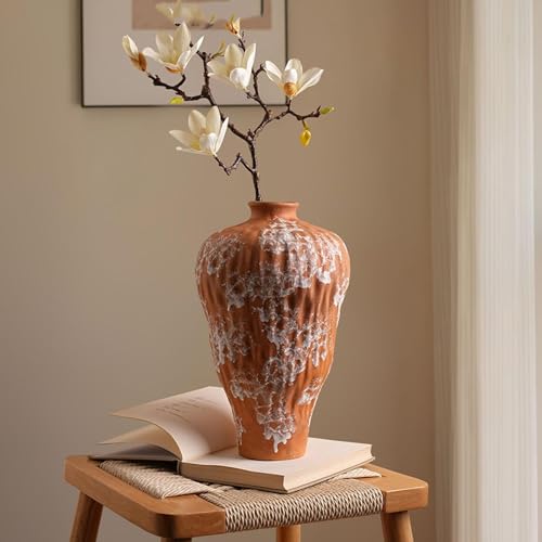 Vase en céramique vintage boho mat pour décoration de table - 6
