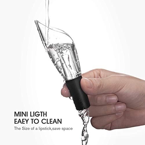 Mafiti Wine Aerator Pourer & Mini Decanter Premium Aerating Spout(2 in 1 Use)-Gift Bag Included