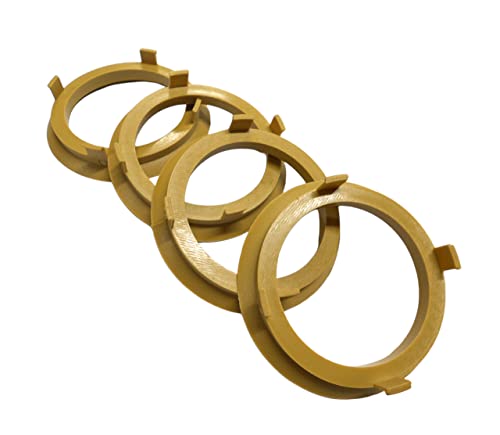 4 anillos de centrado 70,1 – 57,1 mm, adecuados para llantas de aleación de AEZ, Dezent, Dotz, Enzo, etc. Compatible con Audi, VW, Seat, Skoda